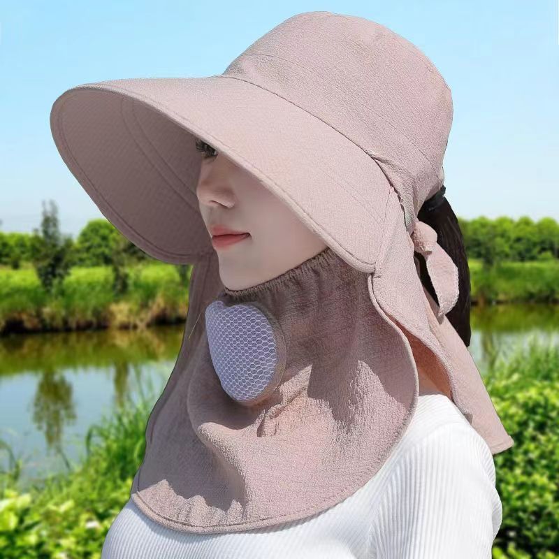 Tea picking women's sunscreen, high-end sunscreen hat, UV protection hat, sun hat, farm work, fashion sun hat