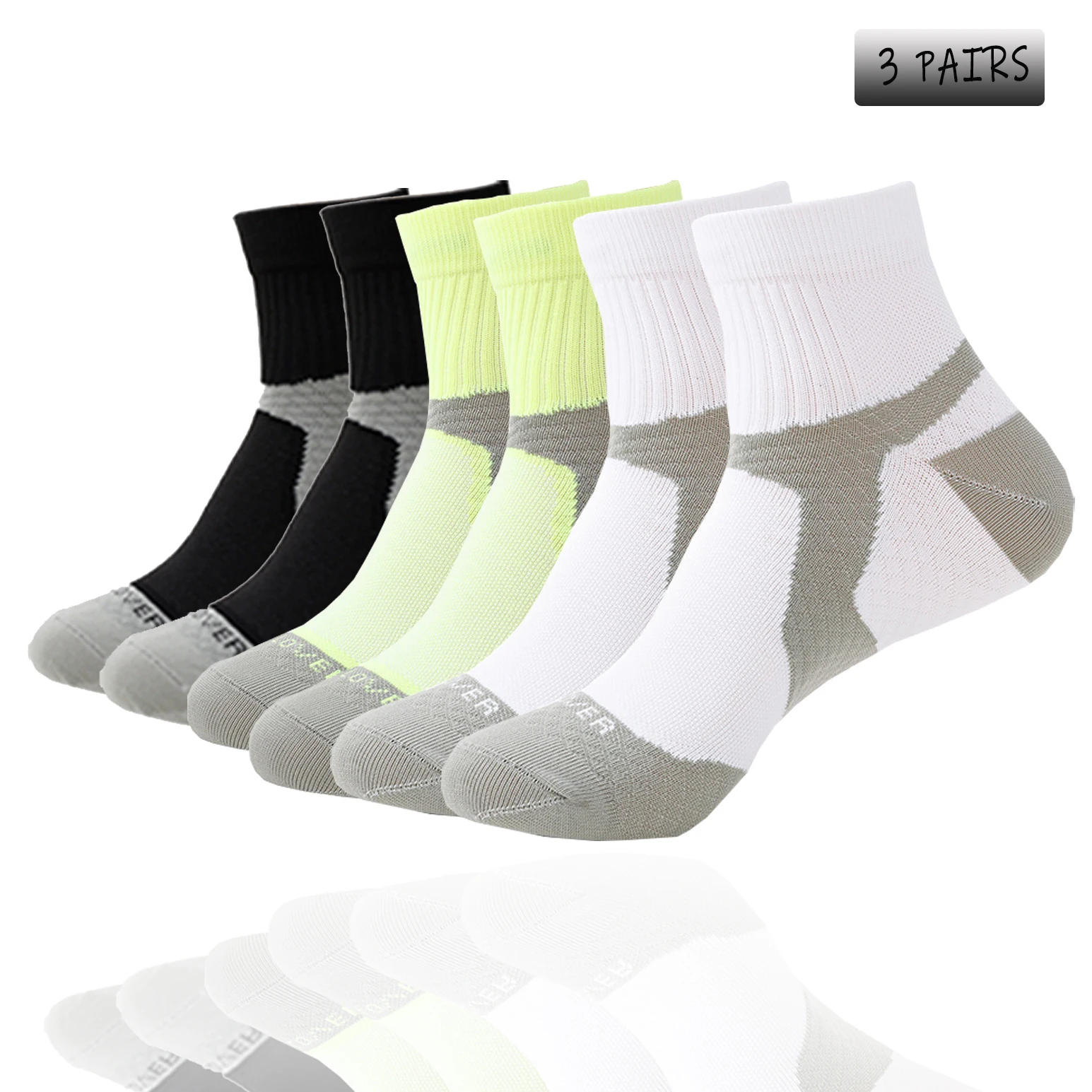 Compression Running Ankle So For Men Women  Arch Ankle Support,for Running Cycling Fitness Breathable   Elastic Ankle Crew Socks