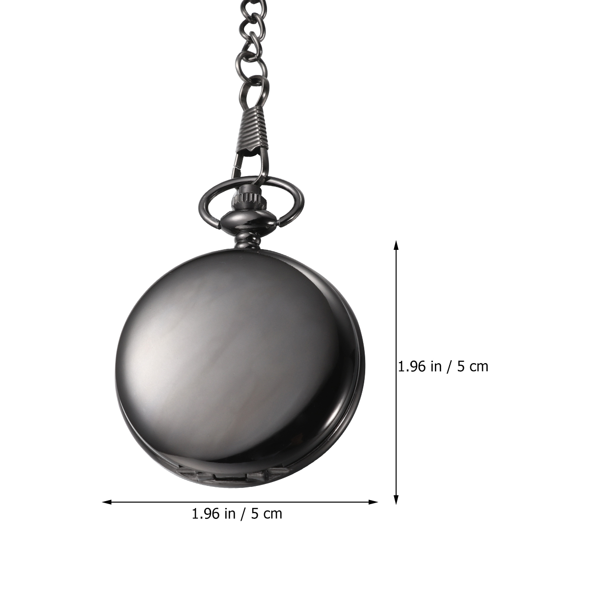 Retro Two-Faced Alloy Quartz Pocket Rose Gold Vintage Long Chain Neck Classic Delicate Watch For Men Women Retro Gift Vintage