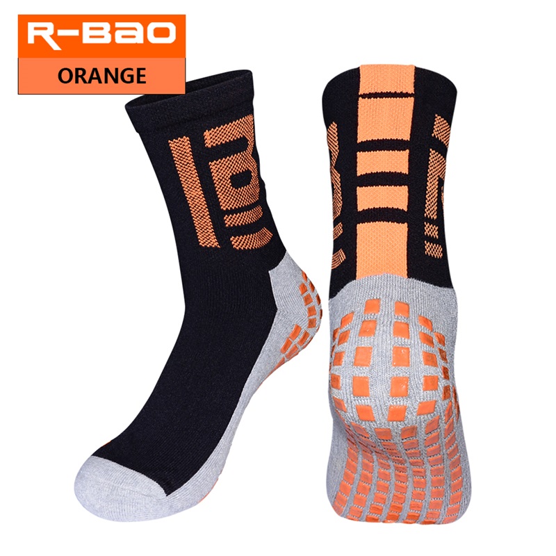 RB6604 R-BAO Adult Terry Sole Soccer Socks High-quality Non-slip Football Short Socks