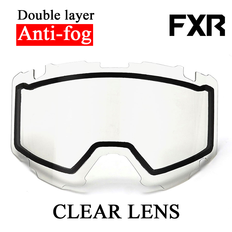 FXR Goggles Motocross Helmet Goggles Double Layers Anti-fog Lens Suit For FXR Goggles Only Lens without Goggles
