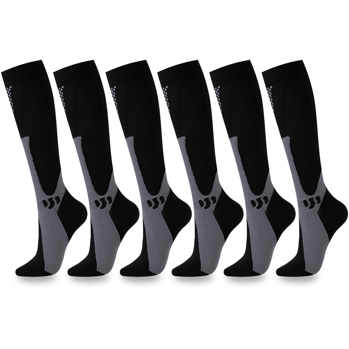 Sport Compression Socks for Men Women 6 Pairs Running Nurse Compression Socks Nurses Sport Ladies Lady Womens