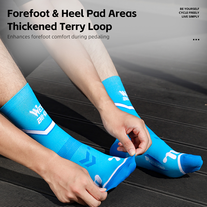 Breathable Cotton Sports Socks for Cycling Running Hiking Camping Football Basketball Unisex Men Women Sports Socks