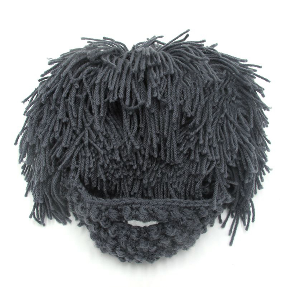 1Pcs 44-50cm Winter Warm Outdoor Funny Creative Ski Hat Comfortable Hat Cloth Accessory for Kids Children(Grey)