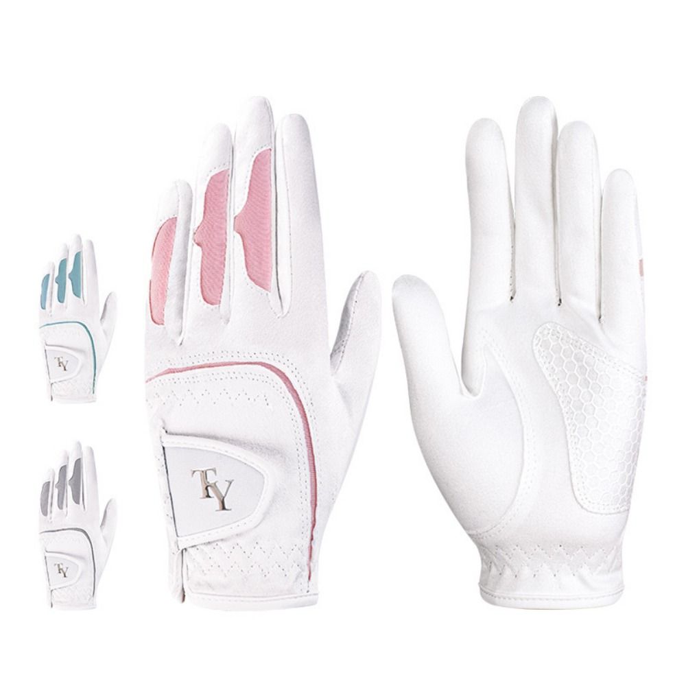 Comfortable Women's Sport Gloves Breathable Full Finger Ladies Golf Gloves Non-slip Professional Full Finger Golf Gloves
