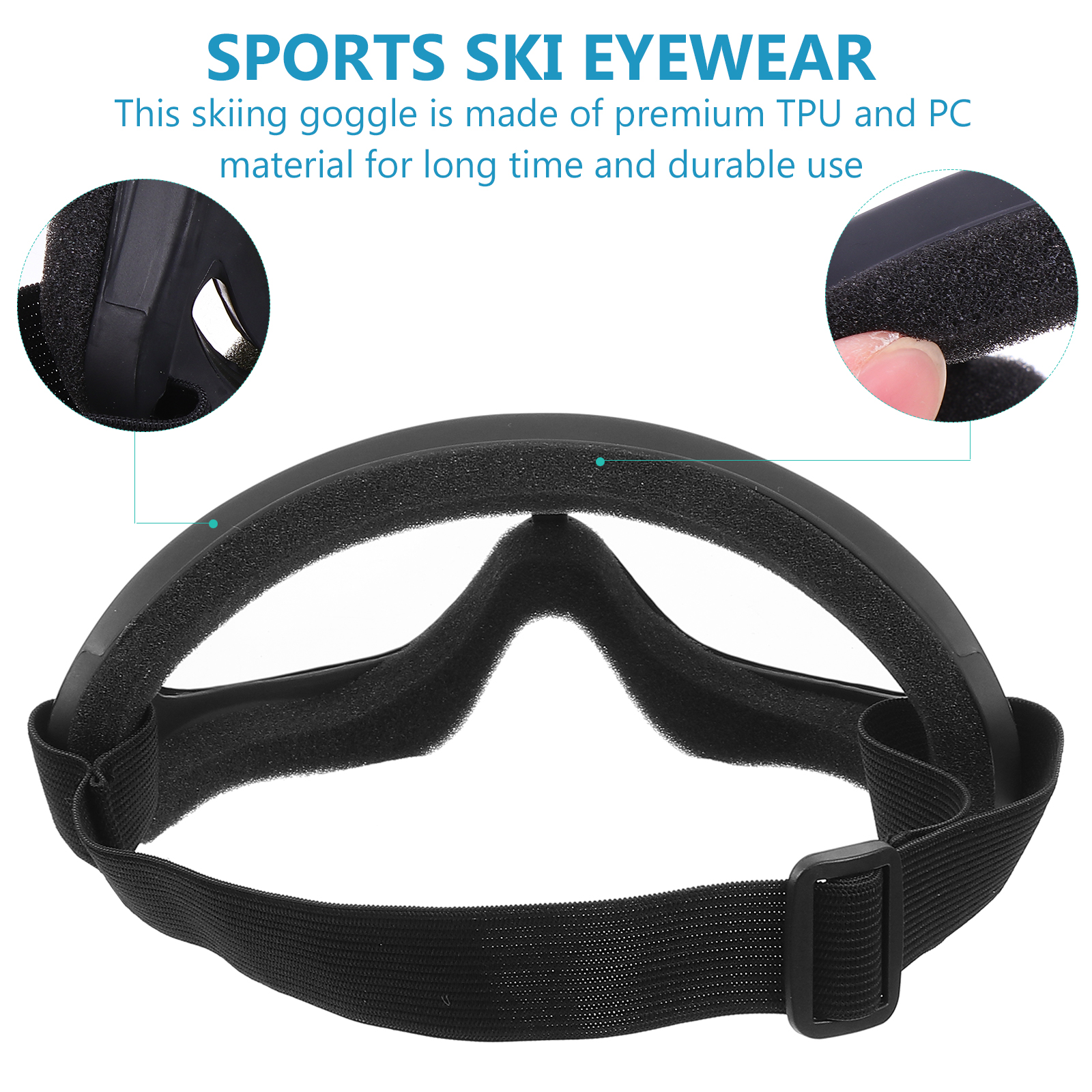 Goggles Windproof Eyewear Outdoor Ski Glasses Protector Sports Protection Tool Eyes