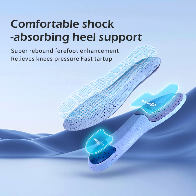 OUPOWER Soccer Cleat Insole Insert, Gen3-Standard Thickness, Blue Sky