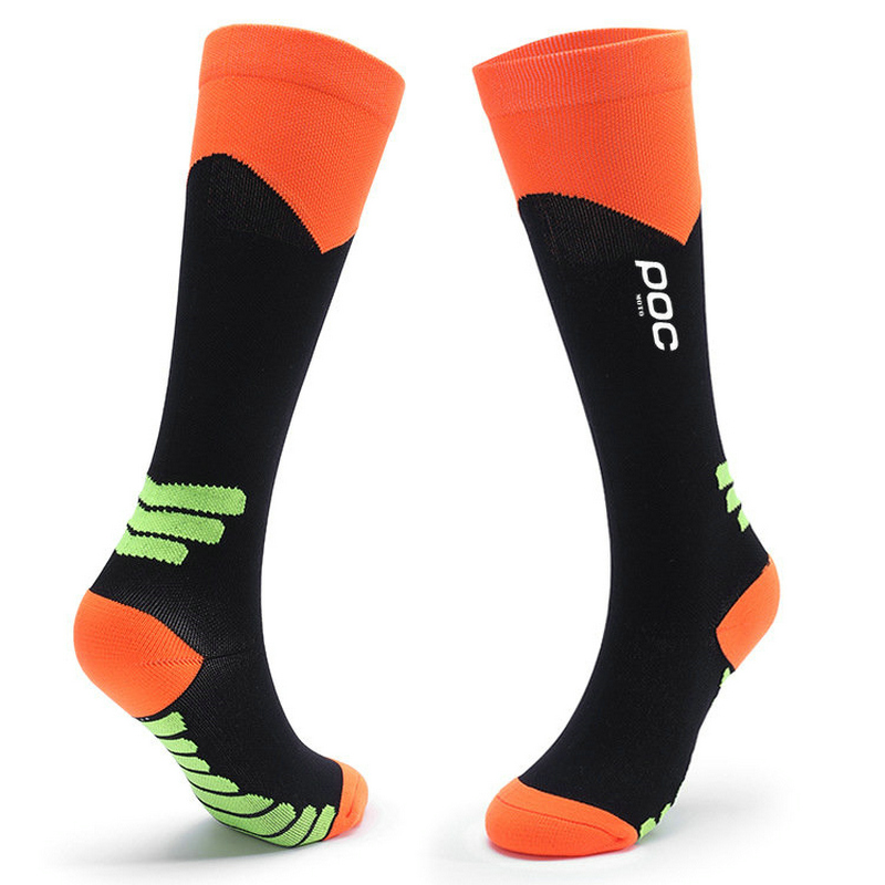 New High Quality MOTO POC Profession Men Women Cycling Socks Bike Socks Breathable Bicycle Socks Outdoor Sportswear Racing Socks
