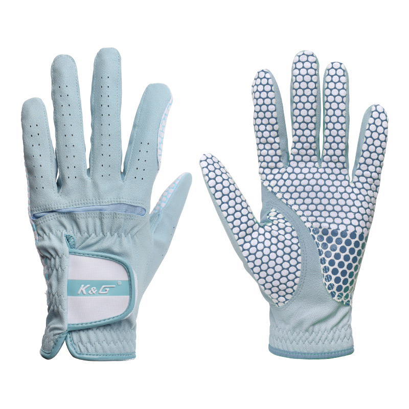 Golf Gloves Women Sport Gloves Silica Gel Non Slip Absorb Sweat Nanometer Golf Breathable Glove Palm Protection Wear Resistant