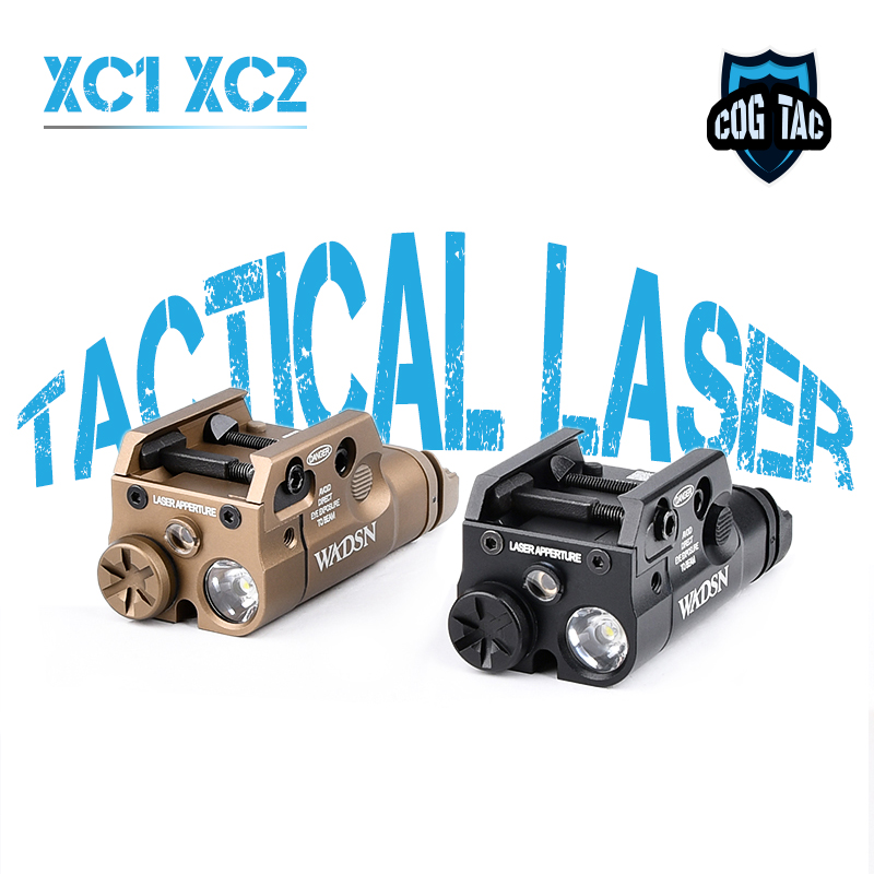 Tactical Softair XC1 XC2 Red Green Laser and LED White Light airsoft Surefir Flashlight Fit 20mm Rail Pistol flashlight X300 SF