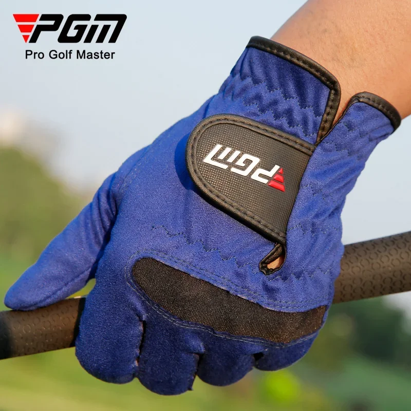 Blue Golf Gloves for Man Left Right Hand Anti-slip Breathable 22/23/24/25/26/27 Sport Accessories 2025 New