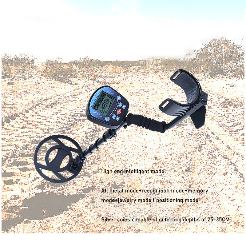 S27 Outdoor High-precision LCD Intelligent Metal Detector Handheld Underground Gold Archaeological Treasure Hunting Instrument