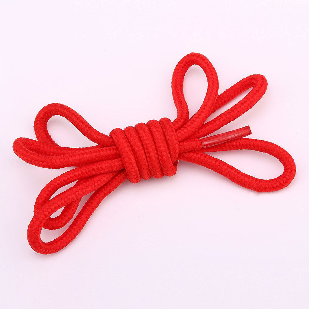 30pcs Colored Shoelaces Round Elastic for Sports Shoes Sneakers Boots Skates Durable Soft Polyester Assorted Colors Shoe