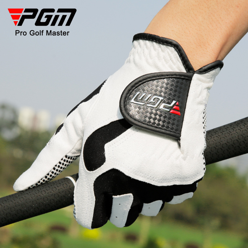 PGM Golf Single Gloves Golf Clothing Men's Microfiber Breathable Swing Training Gloves Soft Comfortable Non-Slip Particles