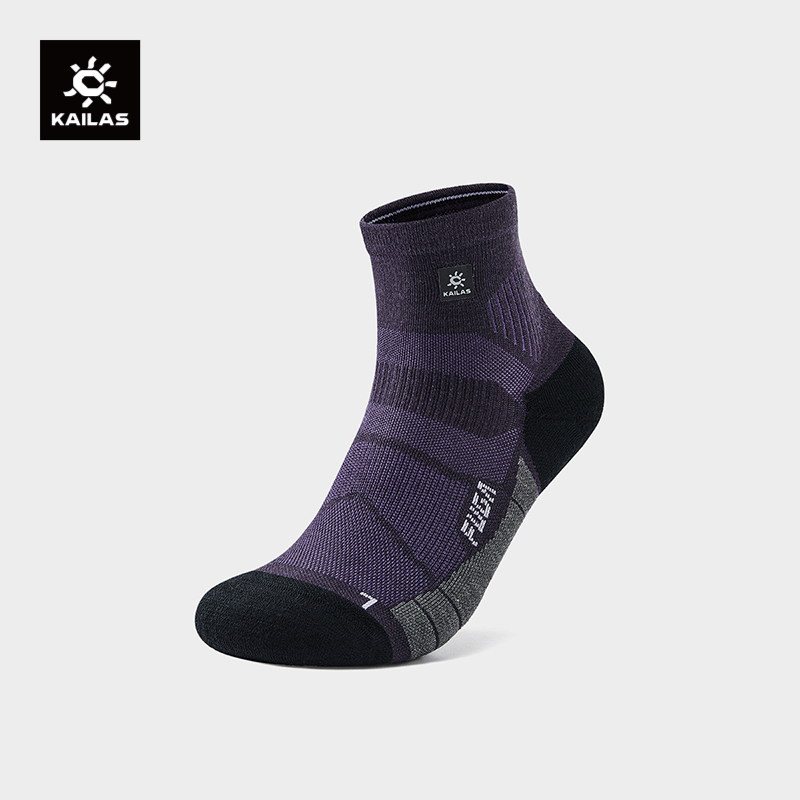 KAILAS Merino Wool Socks Women's Warm Odor Control Seamless Trail Running Training Socks KH2401204