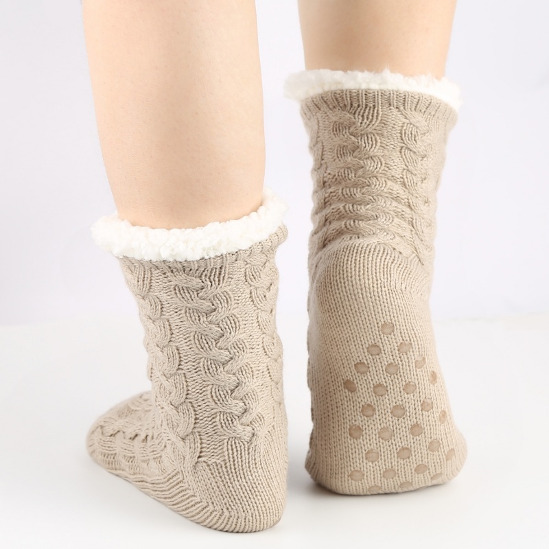 Hot Warm Thermal Men Slipper Socks Winter Sport Long Women Thickened Home Sleep Soft Non Slip Grip Fuzzy Floor Sock Fluffy Male