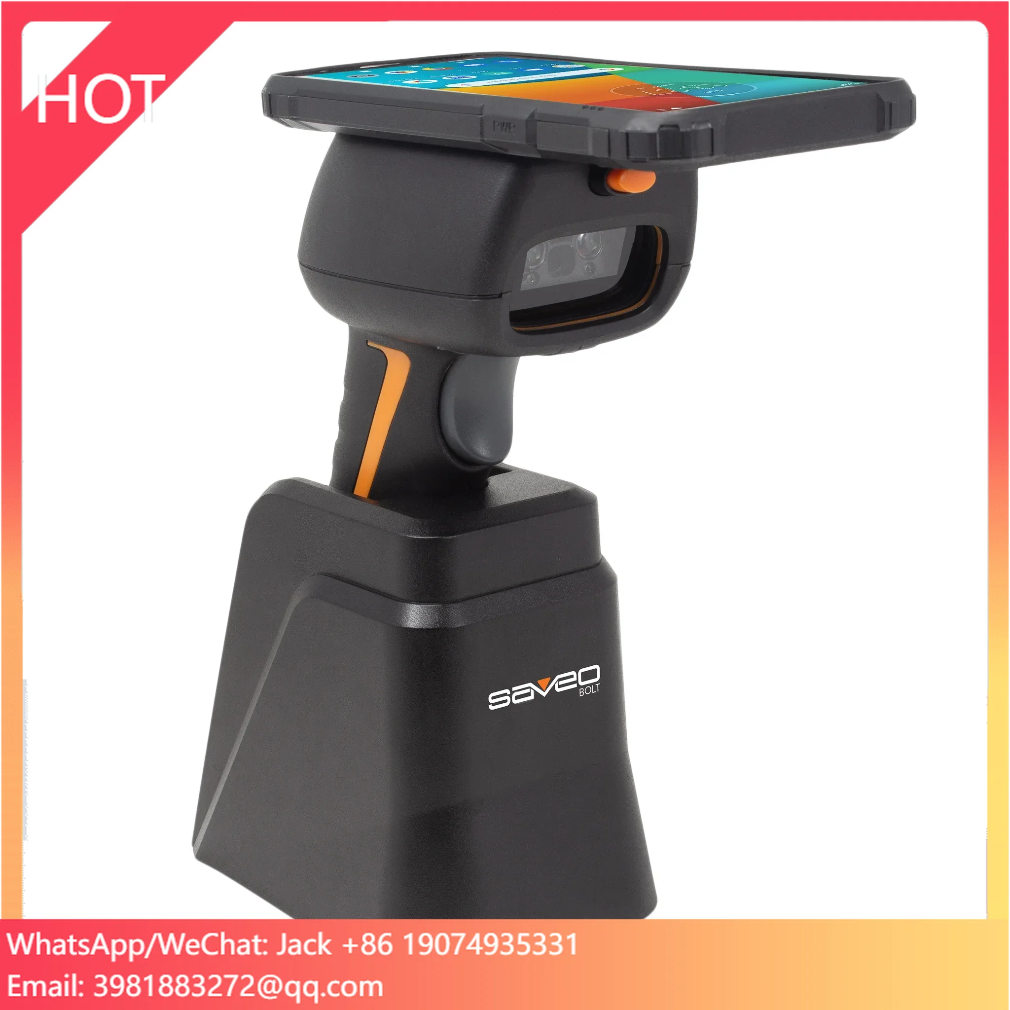 NETUM Saveo BOLT IP67 Rugged Industrial 1D 2D QR Barcode Scanner For Inventory Ticketing Logistics Retail And Manufacturing