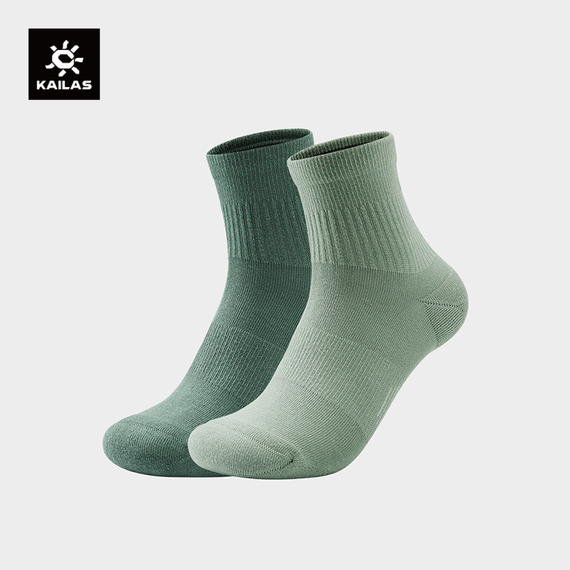 KAILAS Women's COOLMAX Socks Lightweight Seamless Antibacterial Odor-Resistant Camping Hiking Socks 2 Pairs KH2402206