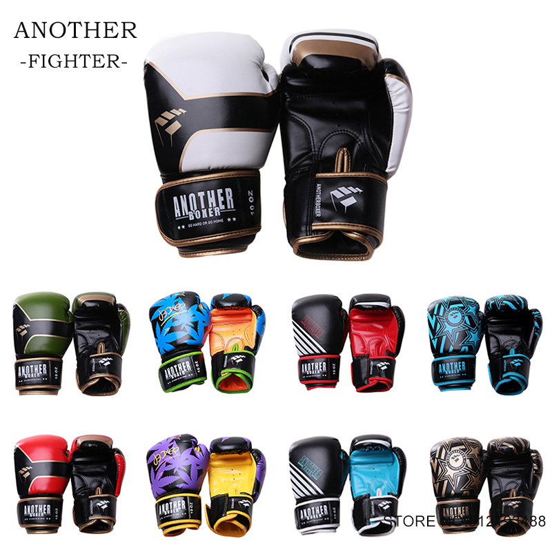 Boxing Gloves 4/6/8/10/12/14OZ Muay Thai Fighting Gloves Men Women Kids PU Sanda Karate Taekwondo Punching MMA Sparring Gloves