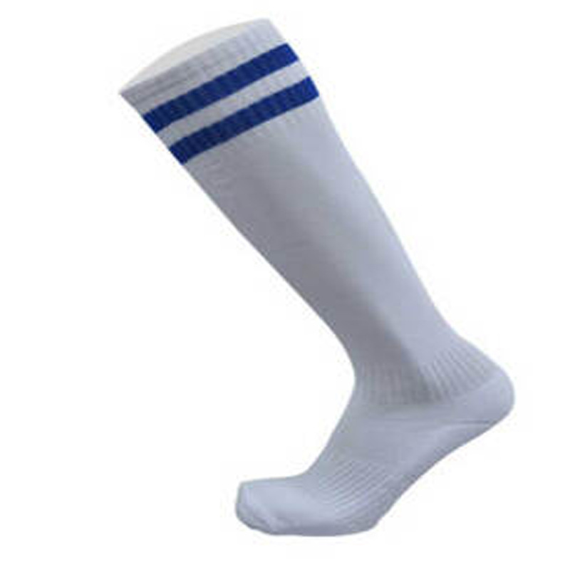 2025 new long-tube football socks, adult striped thickened breathable non-slip knee sports socks, sports socks custom wholesale