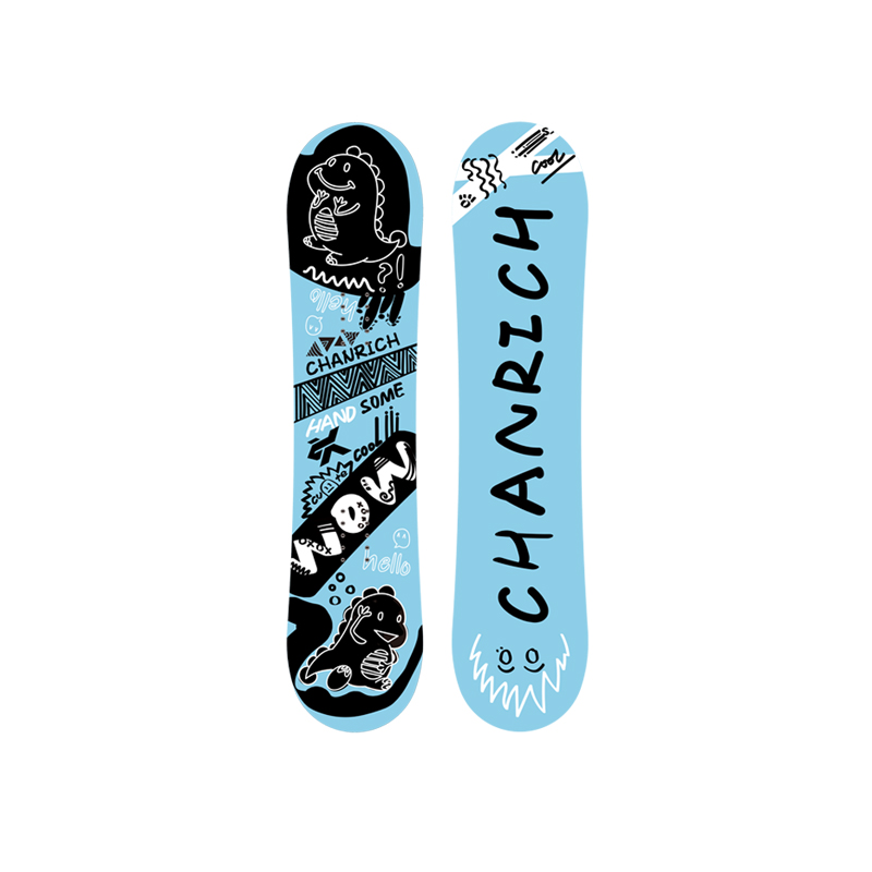 High Quality Printing UV Skis Children Kids Junior Colorful Snowboards Ski Equipments