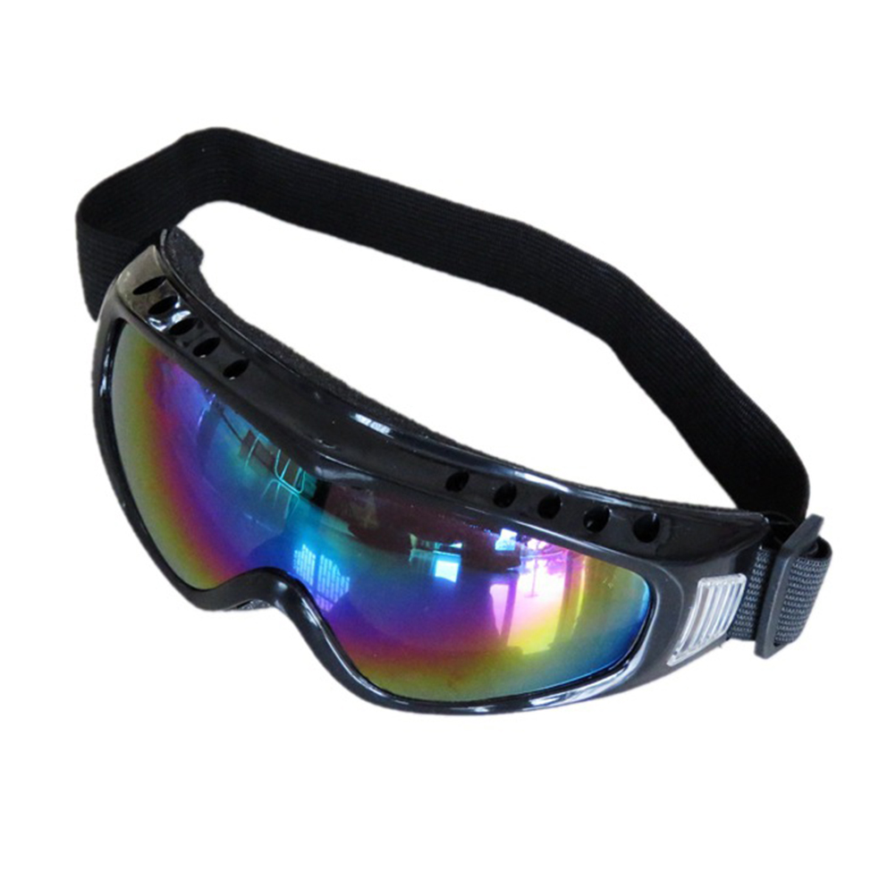 Cool Luminous Party Glasses Rave Festival Windproof Eyewear For Kids Adults Gift Outdoor Skiing Riding Use (Colorful)