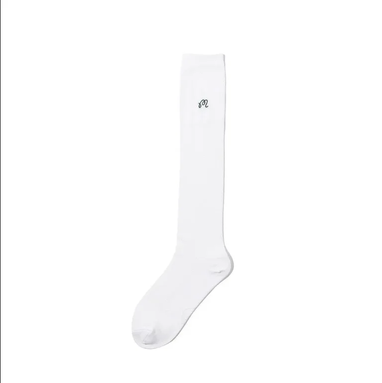 Women's sports mid-tube socks Women's silk stockings embroidered spring outdoor casual sunscreen socks women's socks
