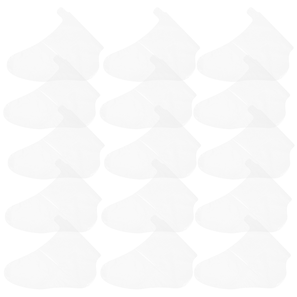 100pcs Disposable Covers Skating Protectors Clear Transparent Foot Sleeves Shoe Fitting Universal Fit Soft Resistant Tearing