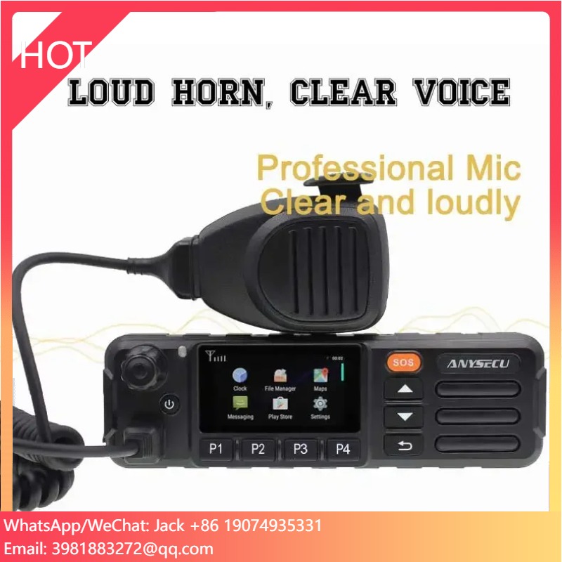 Wifi POC PTT Network Radio 4G-W7 Plus TM-7 PLUS Mobile Radio ZELLO REAL PTT Car Walkie Talkie
