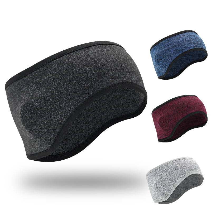 Winter Cycling Ear Warmer Men Women Headband Outdoor Sports Skiing Running Head Band Elastic Fleece Yoga Headwear Unisize