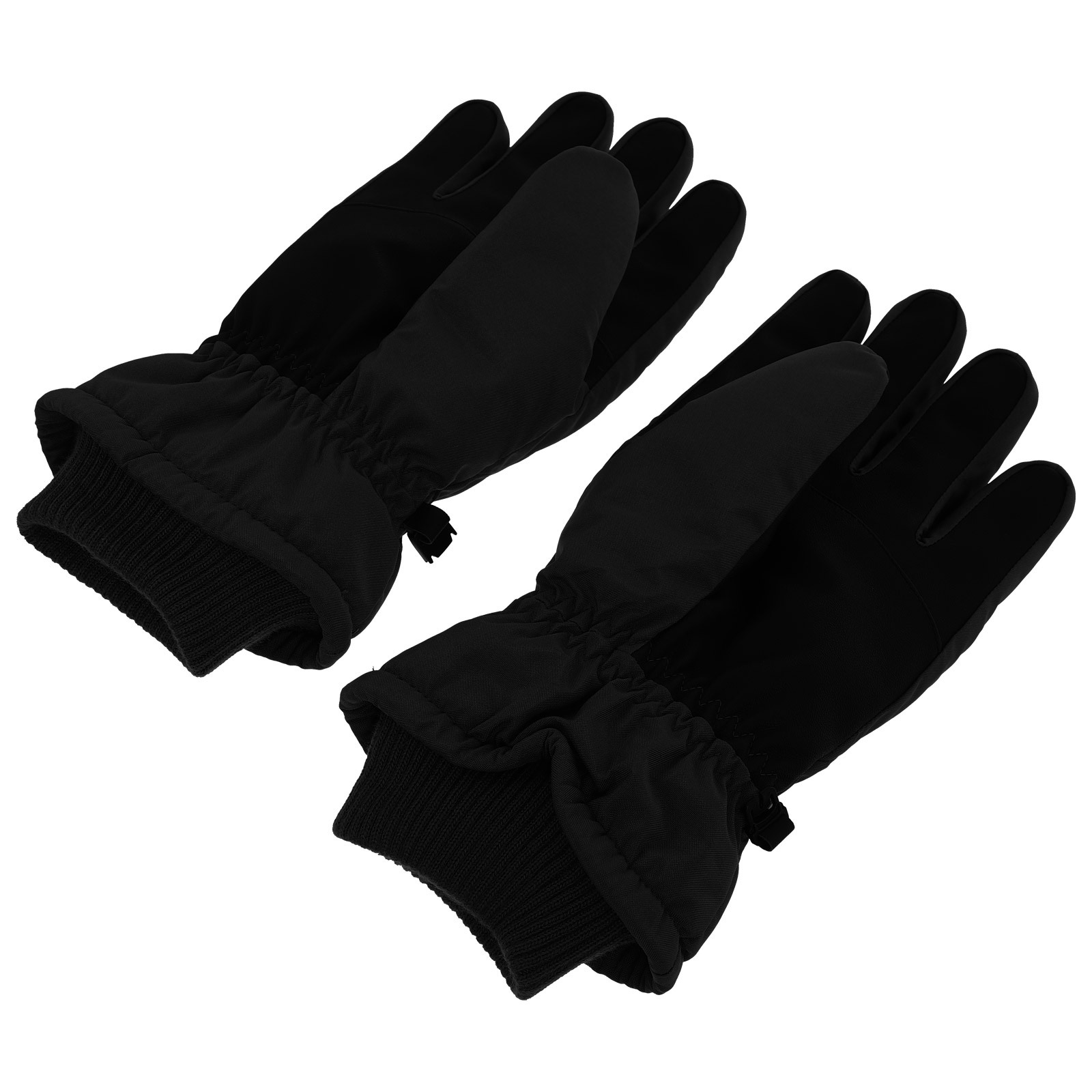 Ski Gloves Waterproof Warm Keeping Cycling Fishing Outdoor Sports Black Camping Gloves Lightweight EcoFriendly Flexible Textured
