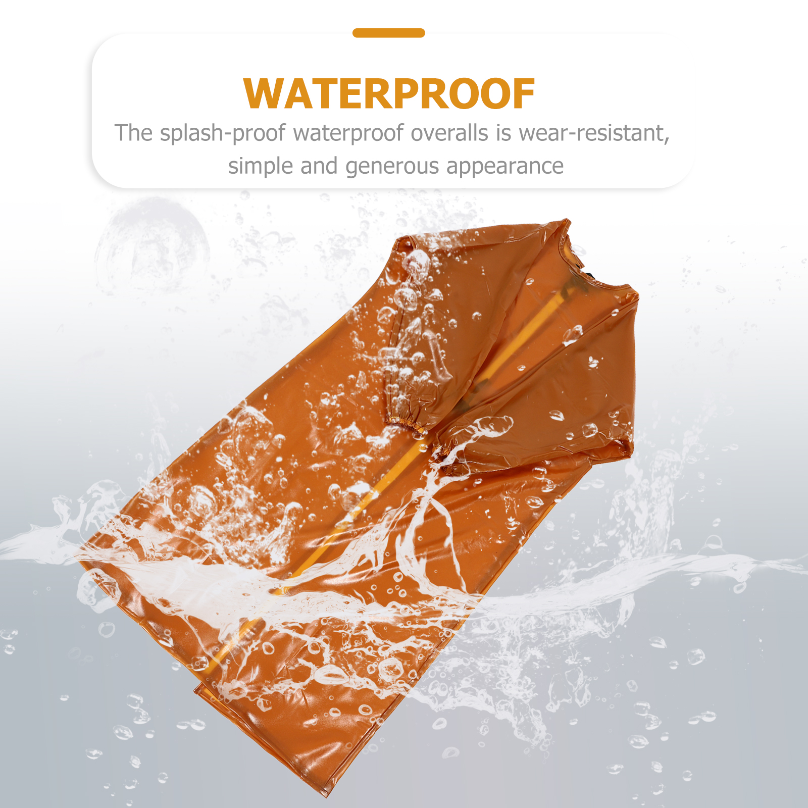 Waterproof Work Clothes Overalls for Men Bib Slaughterhouse Pvc Suit Smock Jacket Oil Apron for Men Smock Women Splash-proof