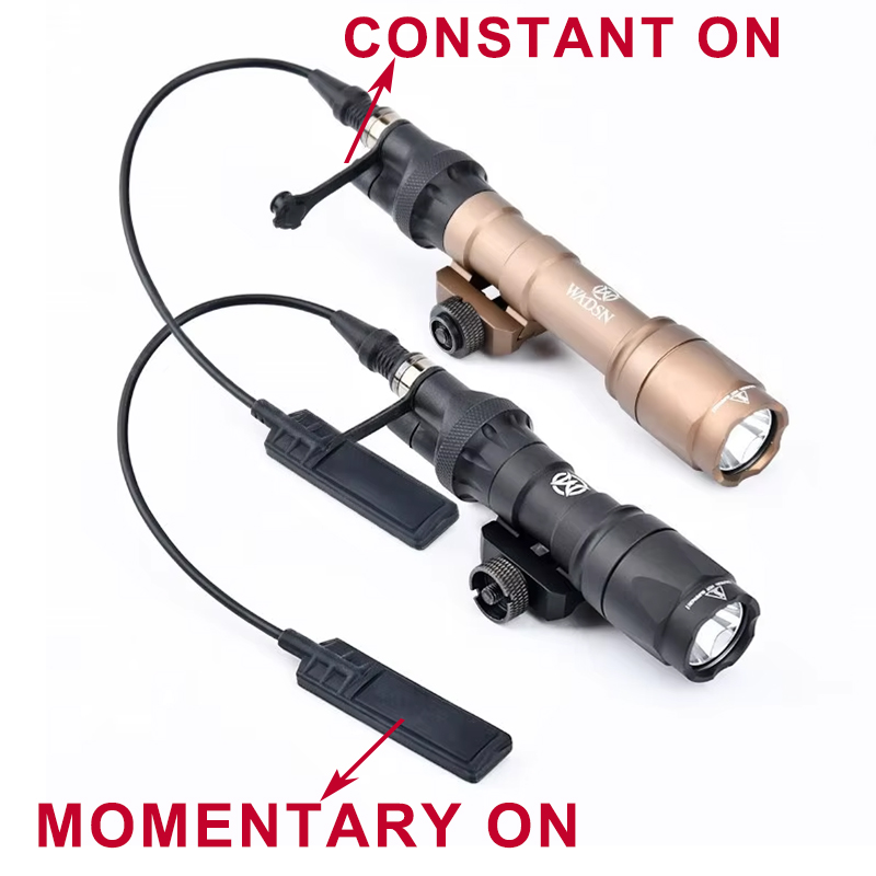 WADSN Tactical M600C M300A Flashlight Surefir M600 M300 Mini Hunting Weapon Scout Light Dual Function Switch Constant Momentary