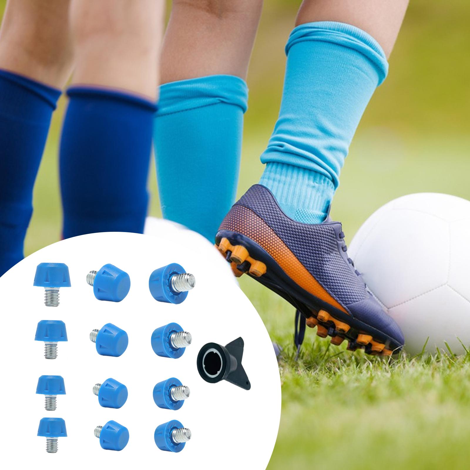 12Pcs Football Shoe Spikes Soccer Boot Cleats for Outdoor Competition Training Athletic Sneakers Football Cleat Set M6 Thread