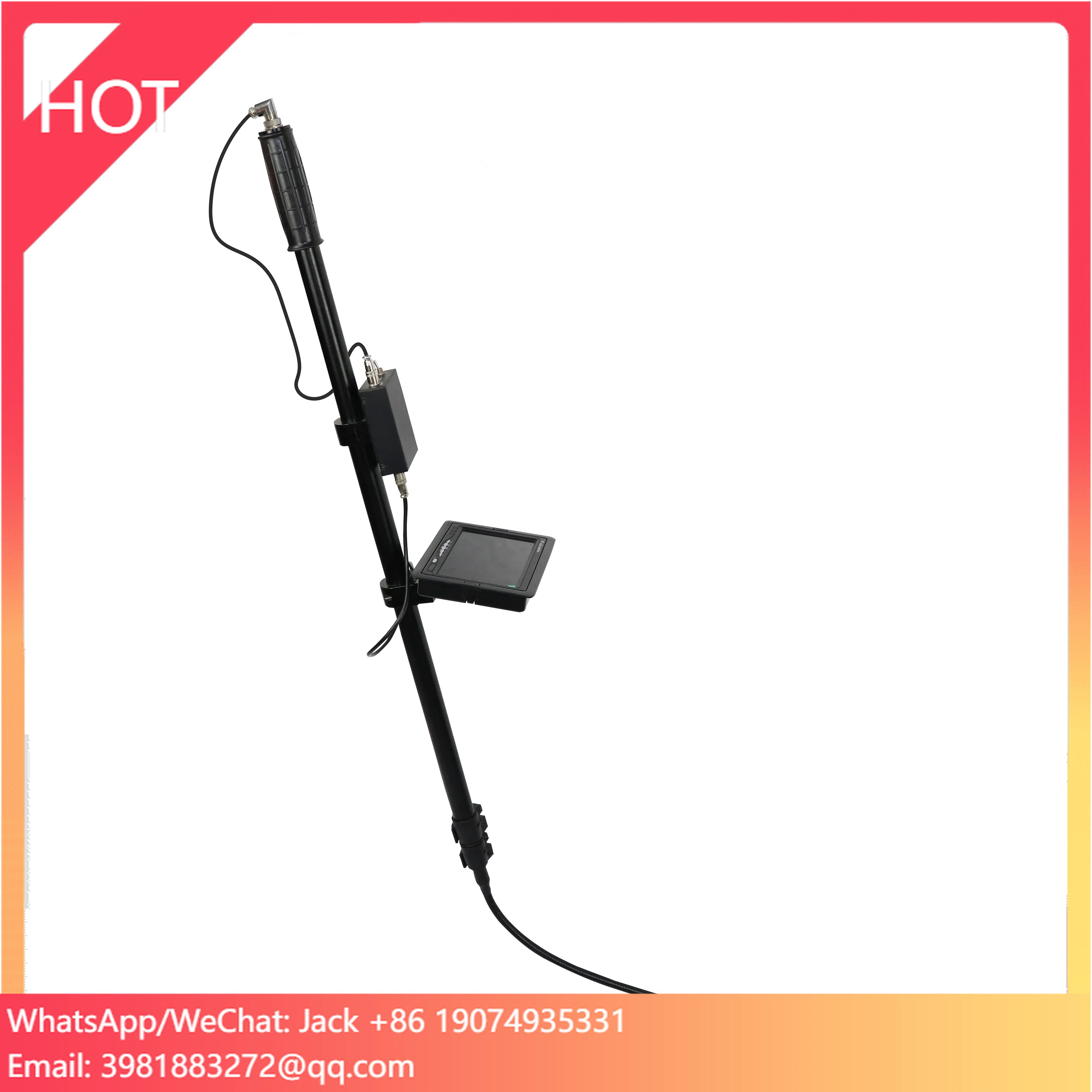 Portable LED Light Under Car Inspection Mirror Explosive Detector Mirror Under Vehicle Inspection