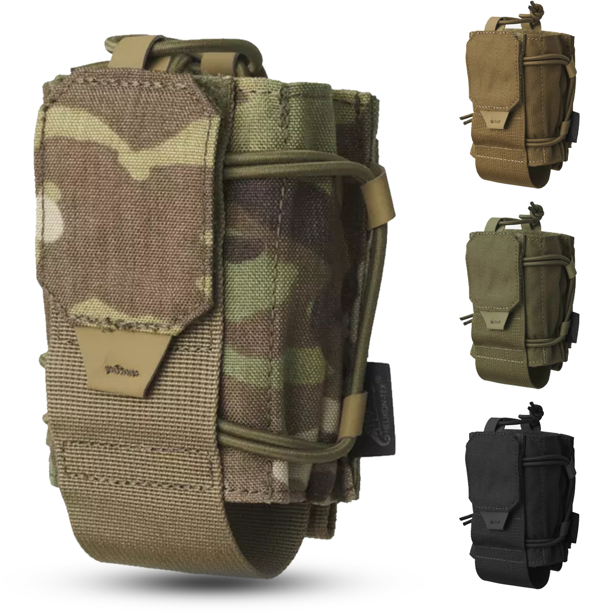 Tactical Radio Gear Bag Glock Pistol Magazine Pouch Molle Accessories Storage Pack for Outdoor Hunting Airsoft Shooting Cs Games