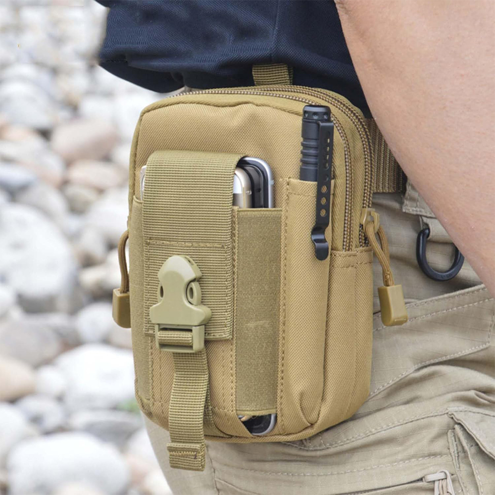 Tactical Belt Pouch Universal EDC Pouch Molle Phone Pouch Portable Multifunctional Leggings Bag Hunting Belt Accessories