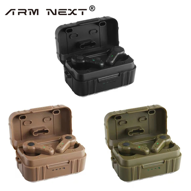 ARM NEXT Tactical Earphone Earplugs for Noise-canceling Ear Caps for Shooting Hearing Protection NRR27dB