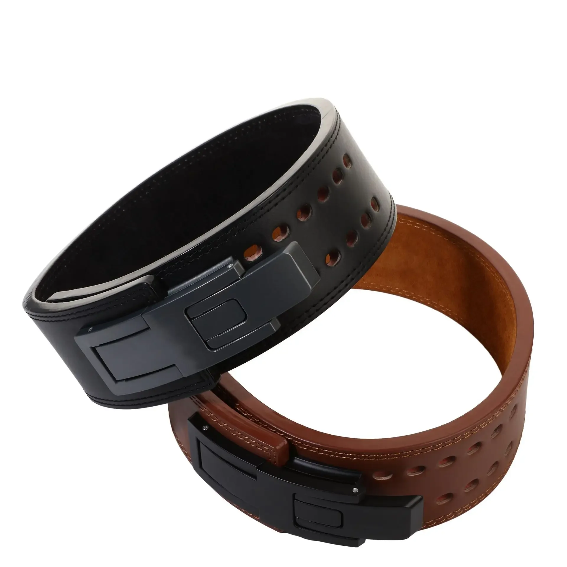 Fitness Lifting Cowhide Wide Weightlifting gym Bodybuilding Barbell Powerlifting Training Waist Tutamen Back Support Belt Sports