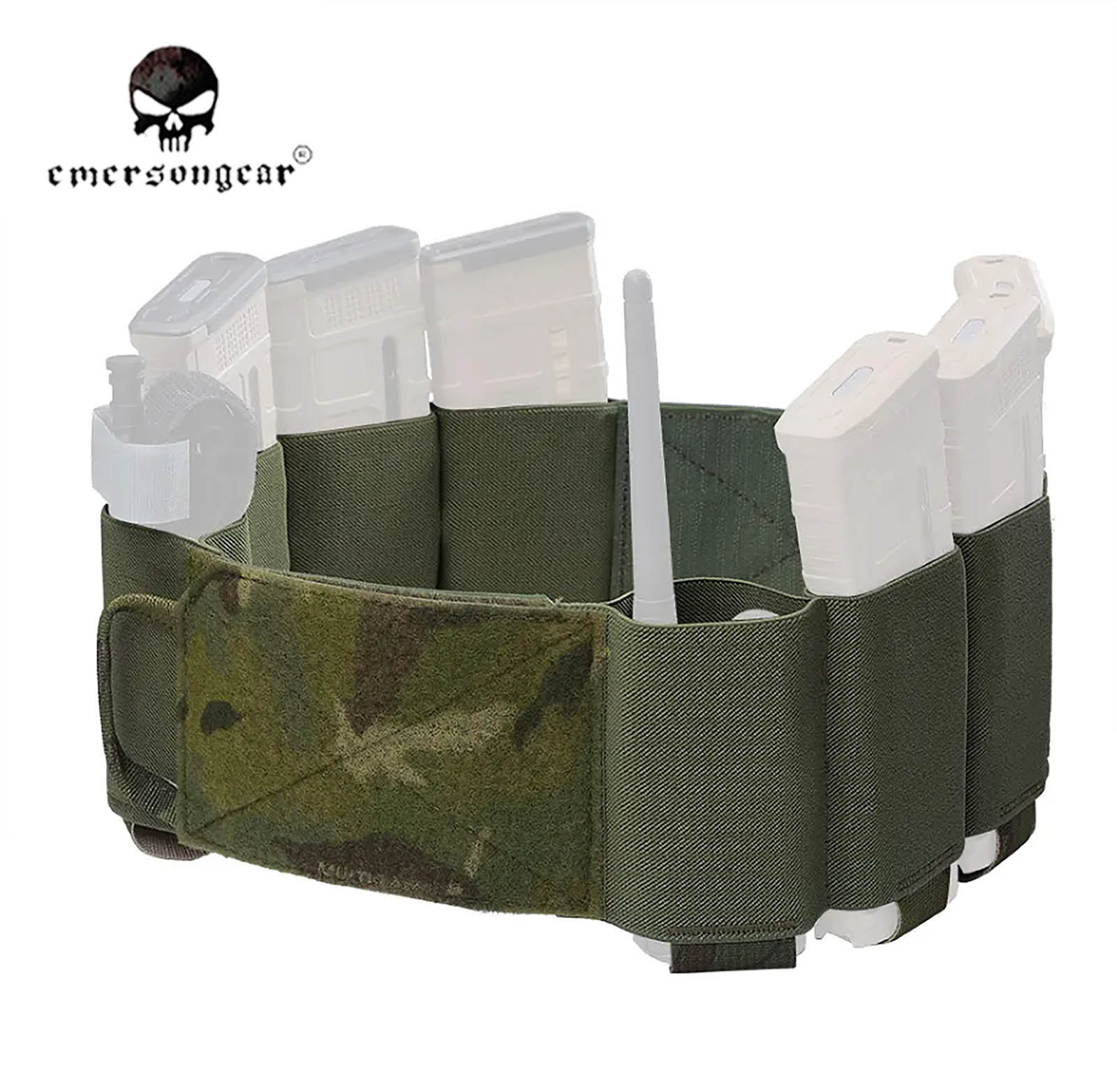 Emersongear hunting vest with elastic belt Plate Carrier magazine pouch magazine belt Mag Bag waist strap