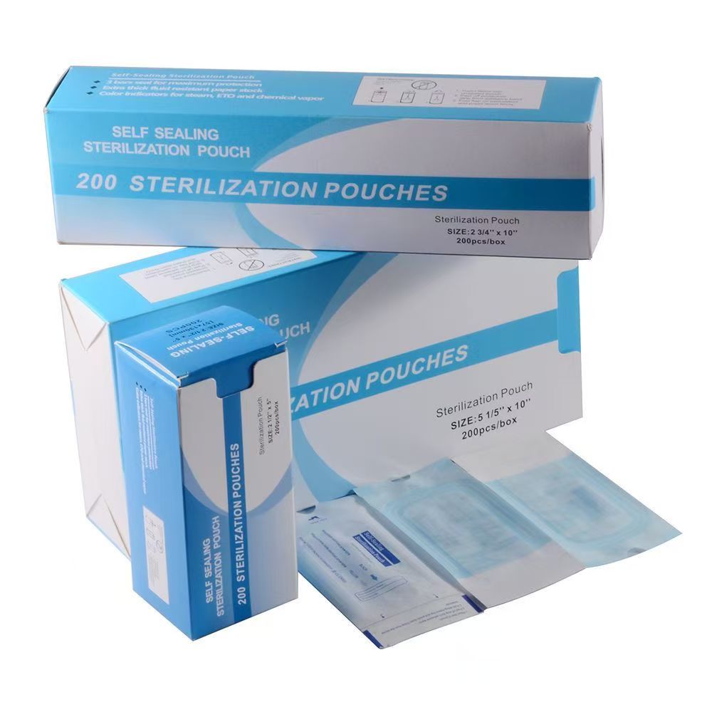 200pcs/bag Self-sealing Sterilization Pouches Bags 4 Sizes Medical-grade Bag Disposable Accessories Supplies