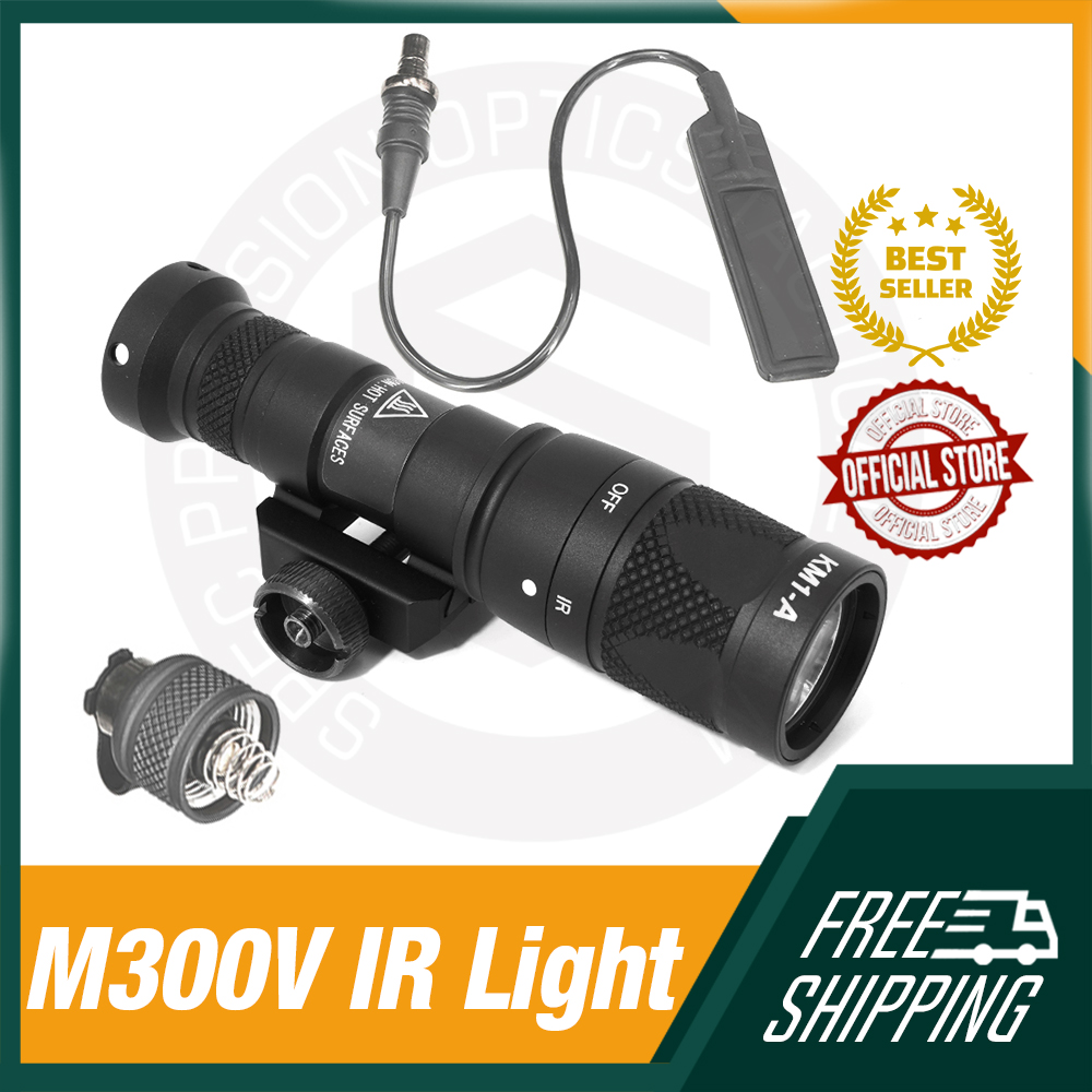 M300V Lightweight Flashlight IR/Storbe Weapon light