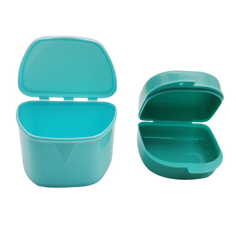 Denture Storage Box Plastic Teeth Container For Fake Teeth Oral Hygiene Supplies Organizer Orthodontic Case