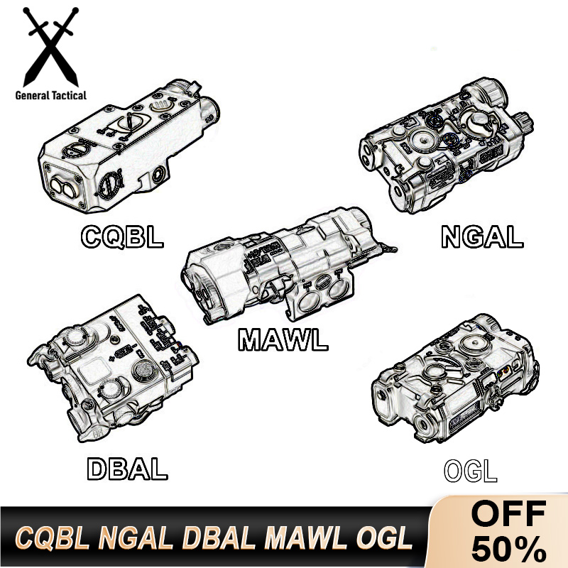 Wadsn All Metal CQBL NGAL DBAL MAWL OGL Tactic X300 M600C M300A Flashlight