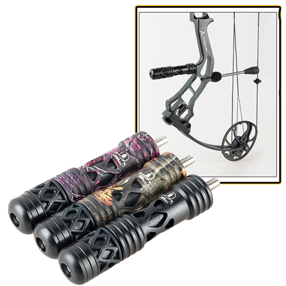 5"  Compound Bow Stabilizer Dampener Adjustable Weight Archery Target Shooting