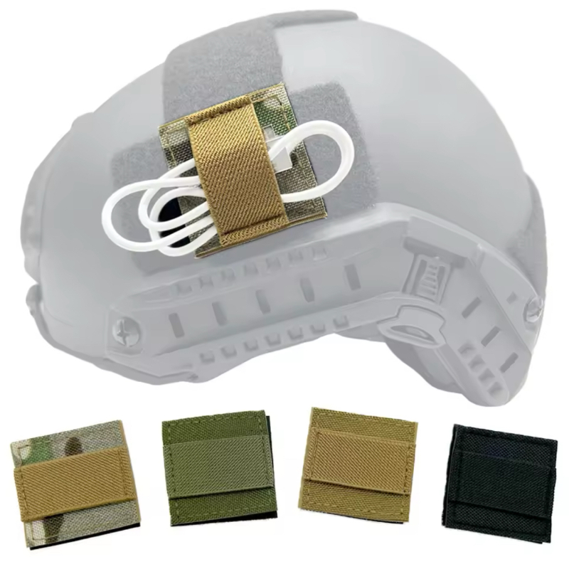 2PCS Tactical Headset Wire Harness Headset Molle Wire Sort Out for Helmet Tactical Equipment Helmet Accessories