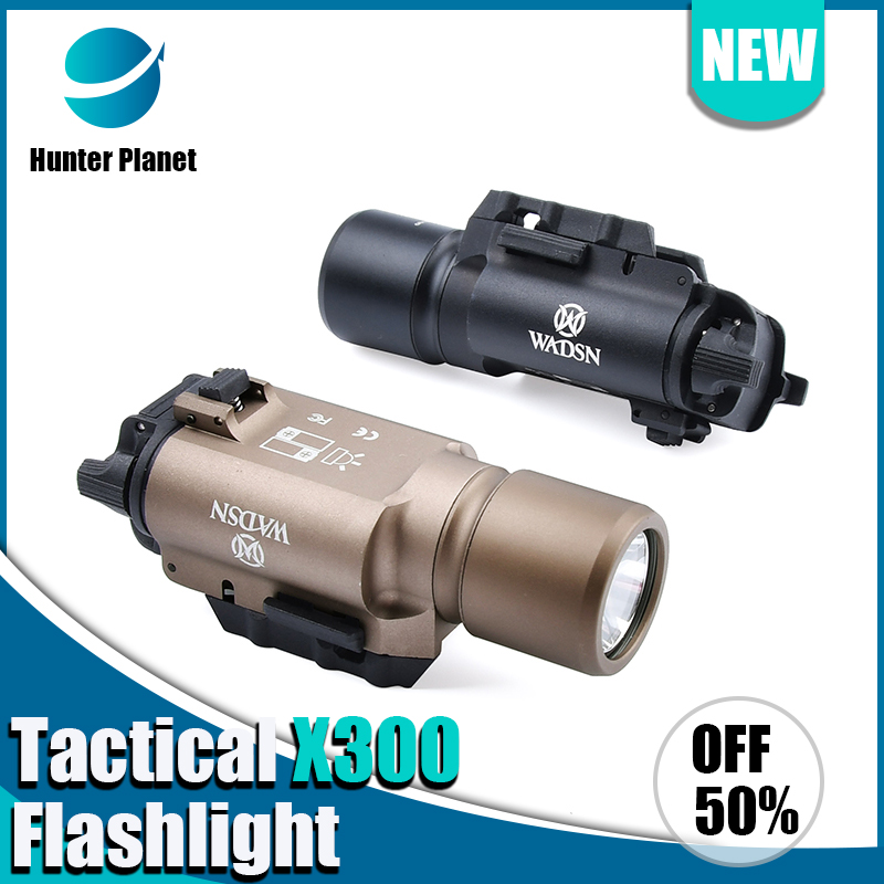 X300 X300U Scout Light Hunting Flashlight Metal LED White Tactical Weapon Lamp Fit 20MM Picatinny Rail