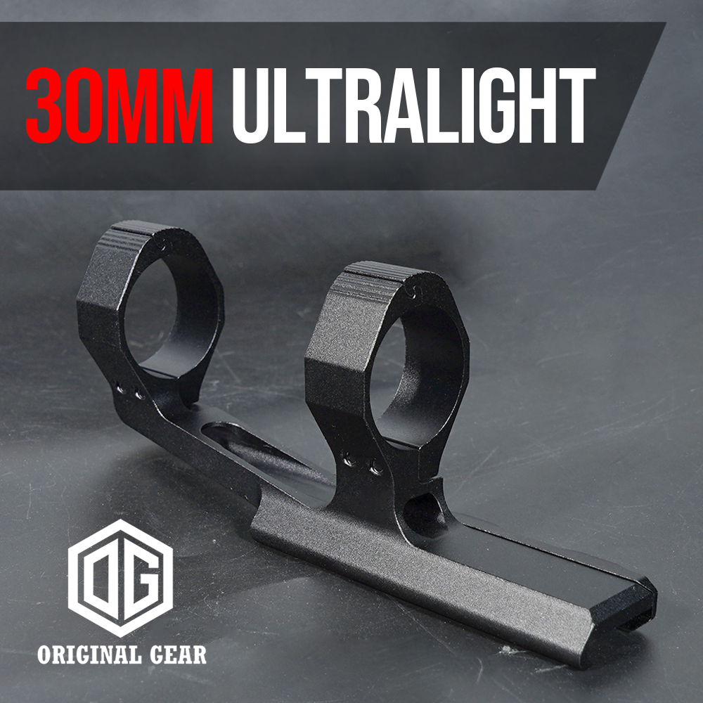 2025 RifleScope Mount 30mm tube 1.50" Height Aer Ultralight Aluminum w Original logo and box Fit Mil-Spec 1913 Picatinny rails