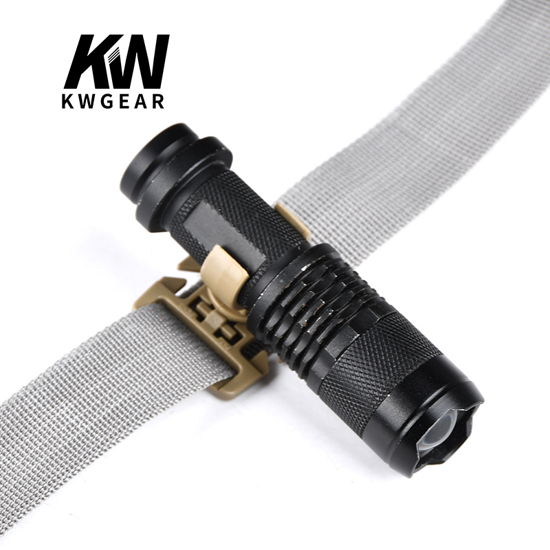 WADSN Tactical Backpack Vest Molle System Shoulder Flashlight Outdoor Lighting High Brightness Flash Rotatable Mountaineering