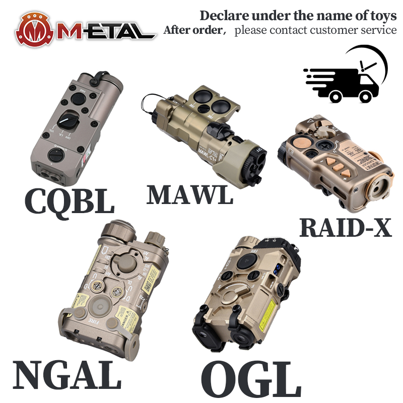 WADSN All Metal CQBL NGAL MAWL RAID-X OGL IR Aiming Red Dot Green Blue Indicator LED Hunting Scout Light M300 M600 Flashlight